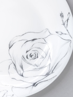 Тарелка обеденная "Эскиз розы" 23 см МФК Профит