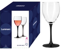 Набор бокалов Люминарк д/вина Домино 250 мл 4 шт МФК Профит