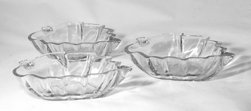 Набор 6 салатников 14 см Лист  в подарочной упаковке МФК Профит