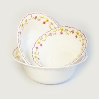 Набор салатников "ЭЛЬЗАС" 3 пр.: салатник 17,5 см, 20 см, 22,5 см МФК Профит