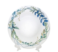 Тарелка обеденная "Акварельный букет" 23 см МФК Профит